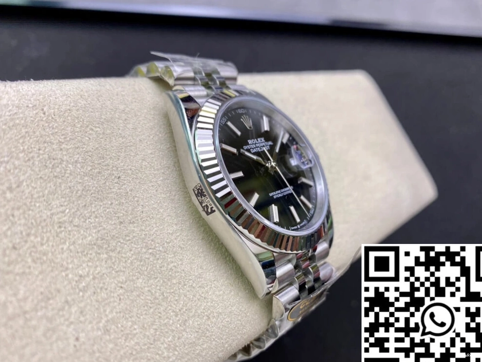 Datejust Rolex M126334-0018 Clean Black Factory Dial 0909